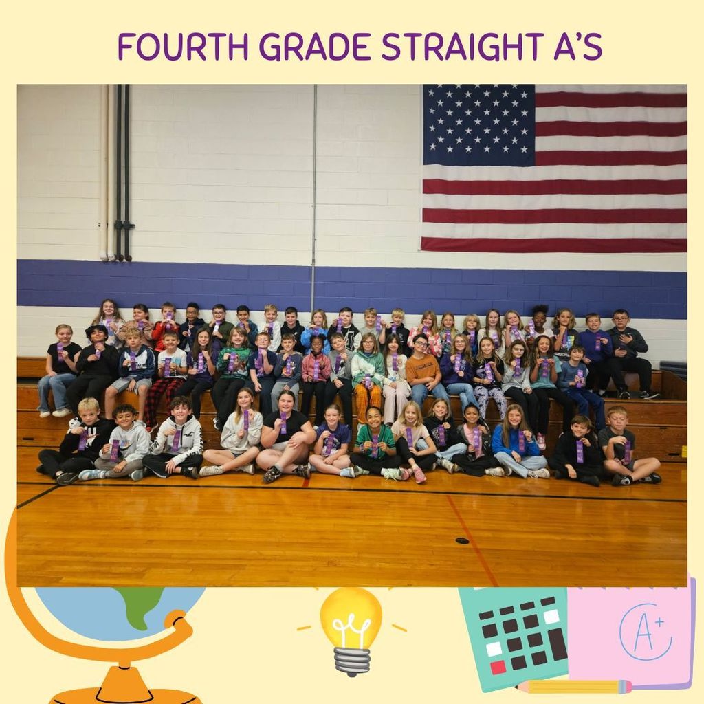 FOURTH GRADE STRAIGHT A'S