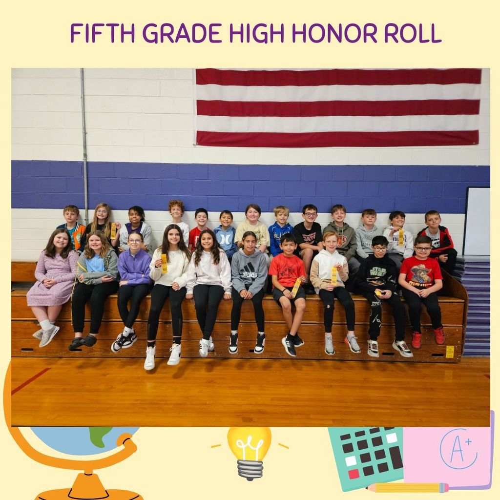 FIFTH GRADE HIGH HONOR ROLL