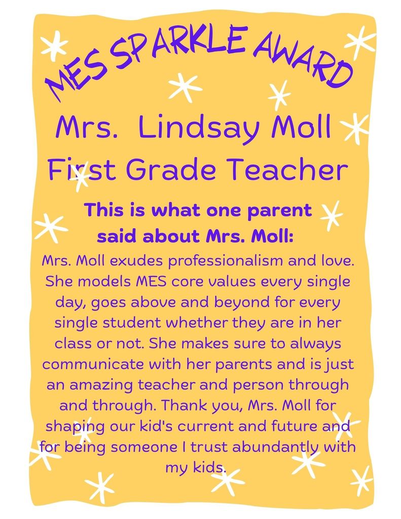 Mrs. Moll recognition
