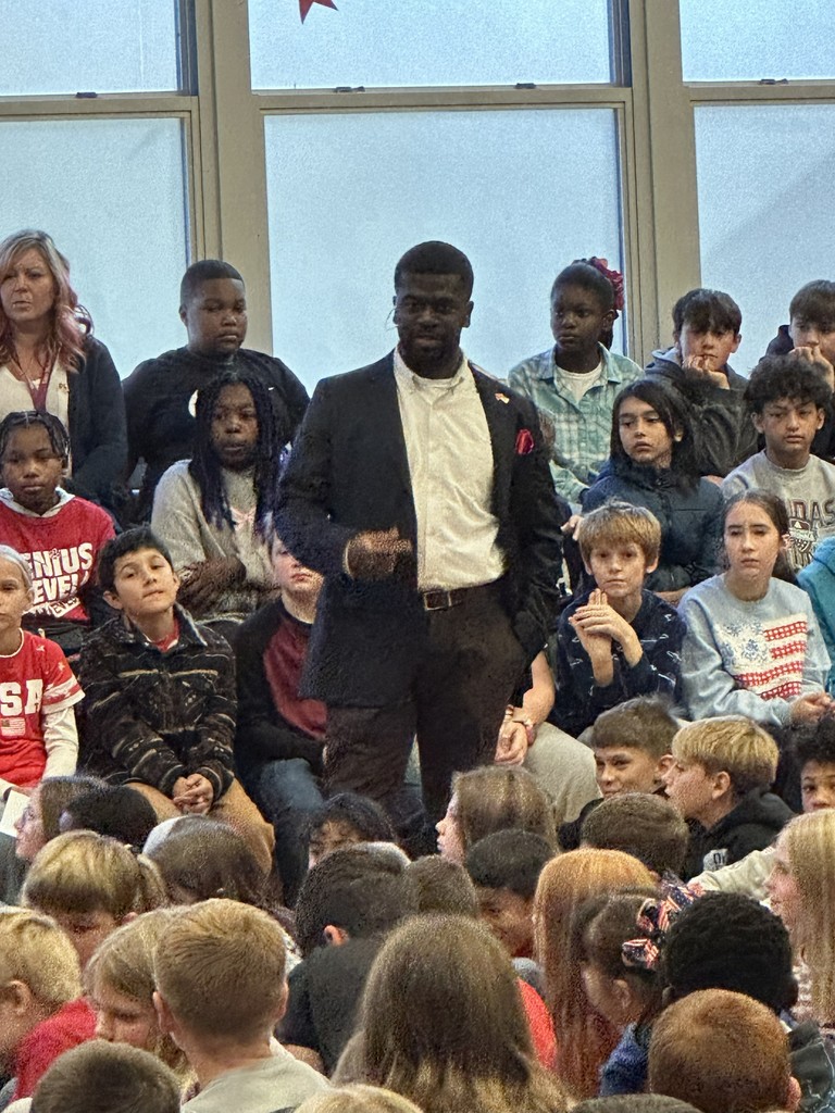 Mr. Collier with students