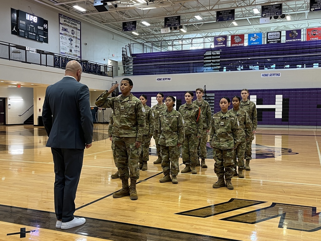 C/SSgt Dante Lindsey leading the 30 Step Drill Team to the Air Force Inspector