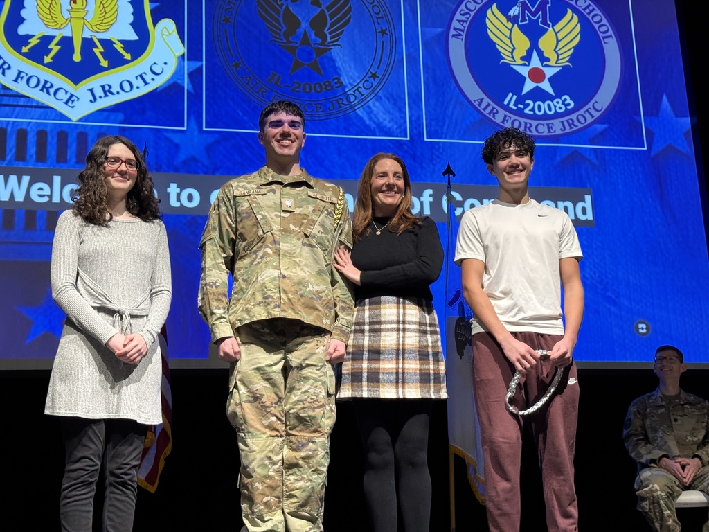 Cadet Santana and his family after his promotion to Cadet Lt Col and assuming command of the Corps