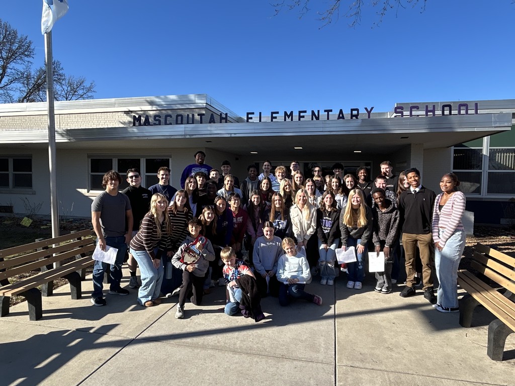 MHS Student leaders at MES