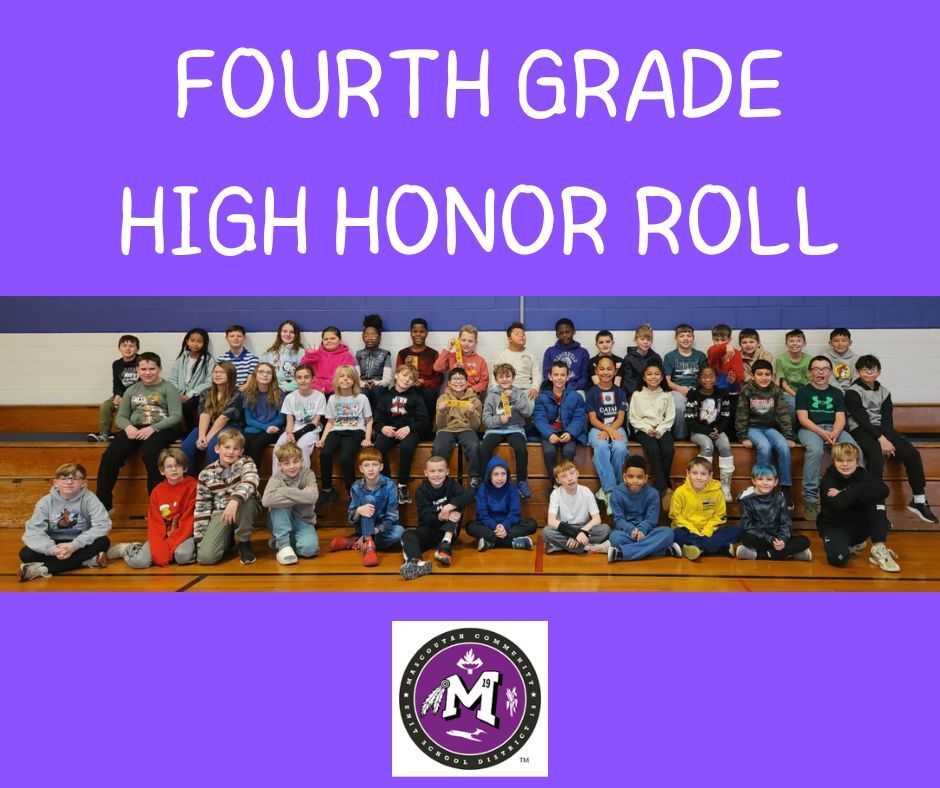 4th grade high honor roll