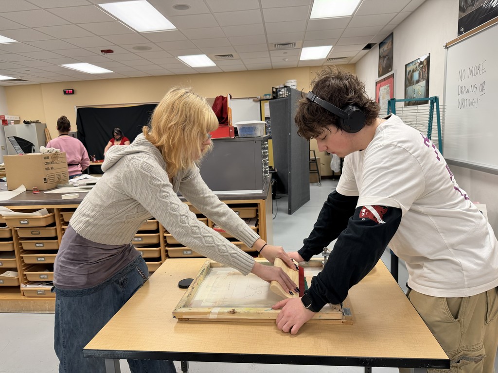 Pulling ink for a print