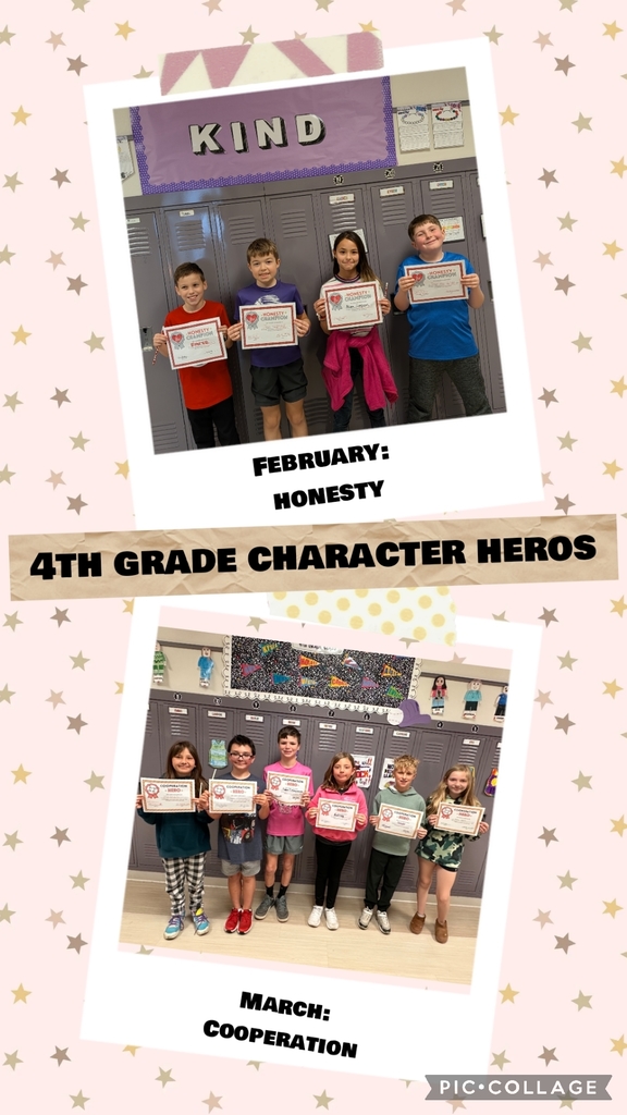 Fourth Grade Character Heros