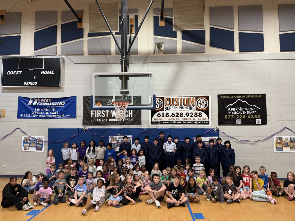 Drill Team and Youth Center Students