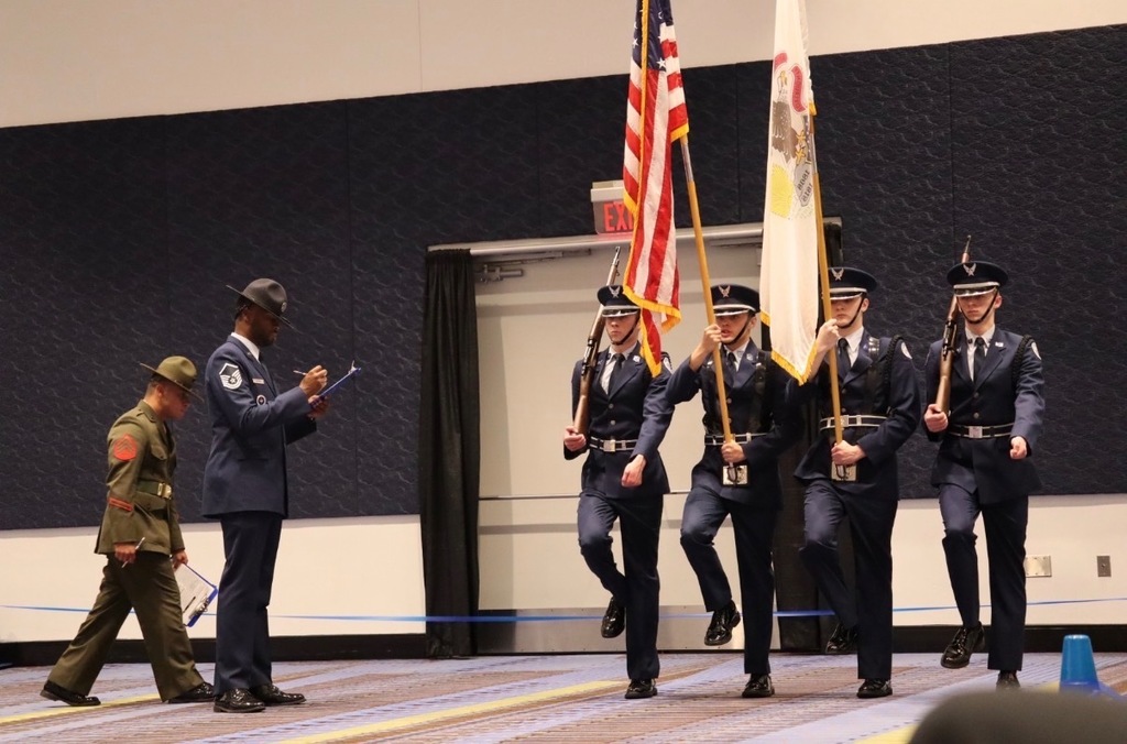 Color Guard in Action