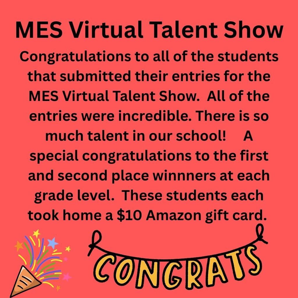 MES Virtual Talent Show