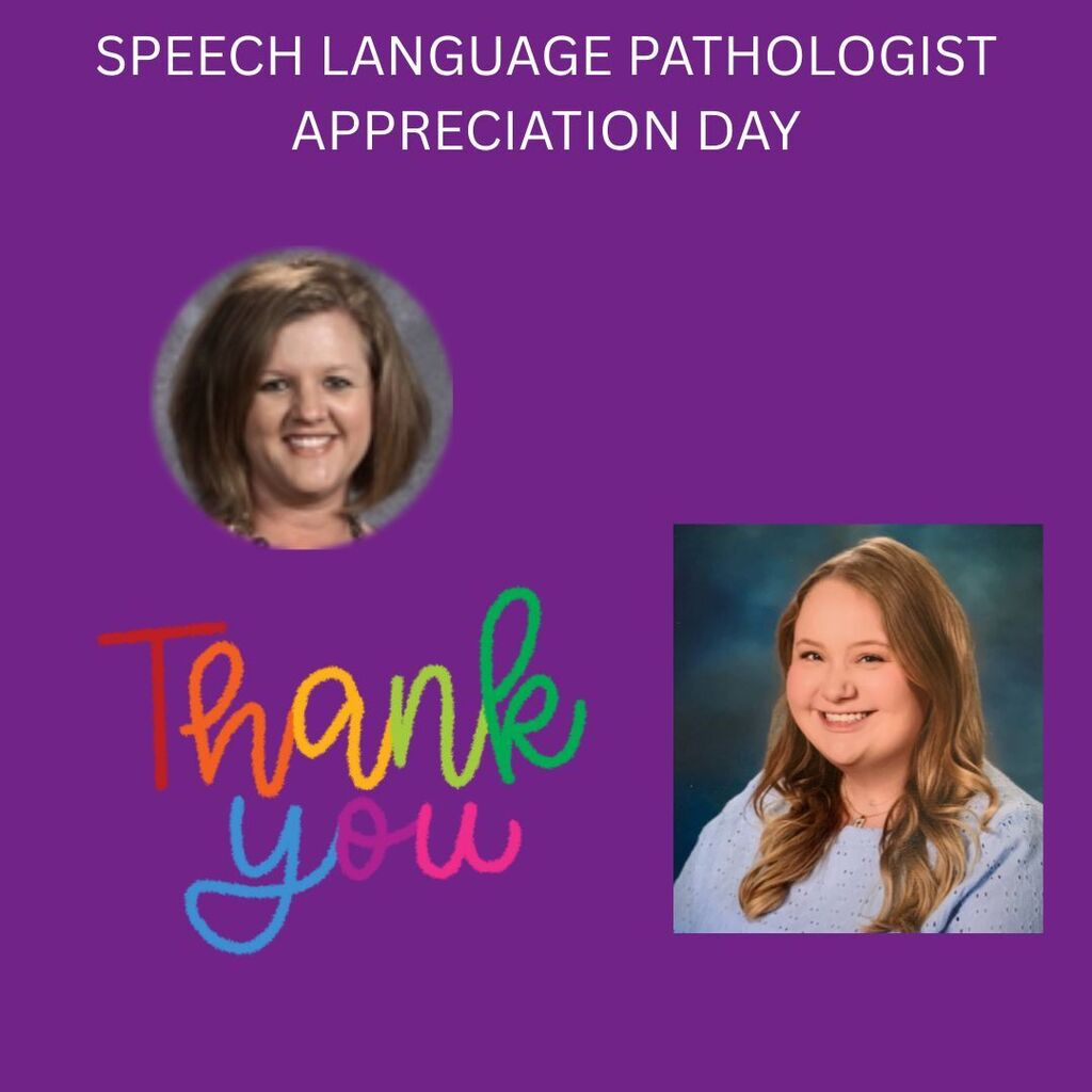 Thank you speech pathologists