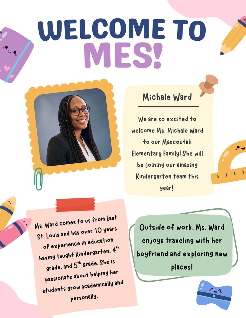 Description of Ms. Ward, new teacher at MES. 