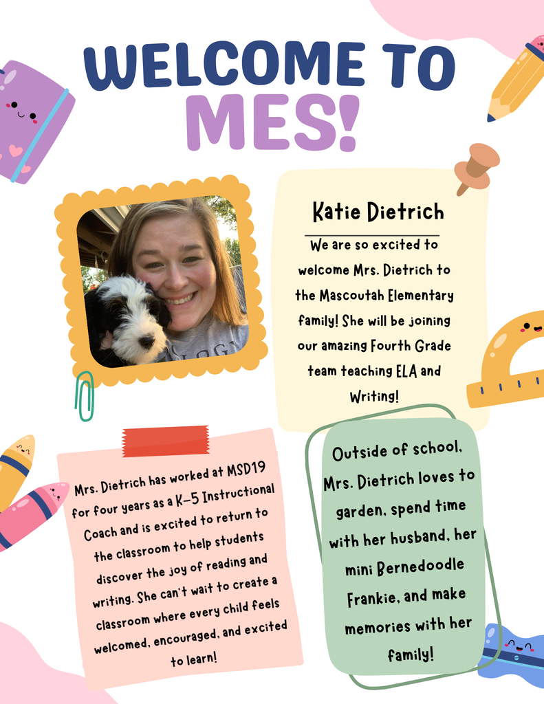 Description of Katie Dietrich, new MES teacher