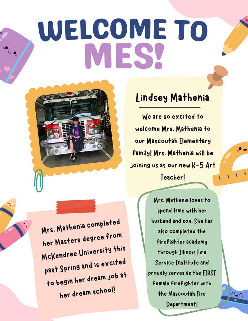 Description of Mrs. Mathenia, new MES teacher