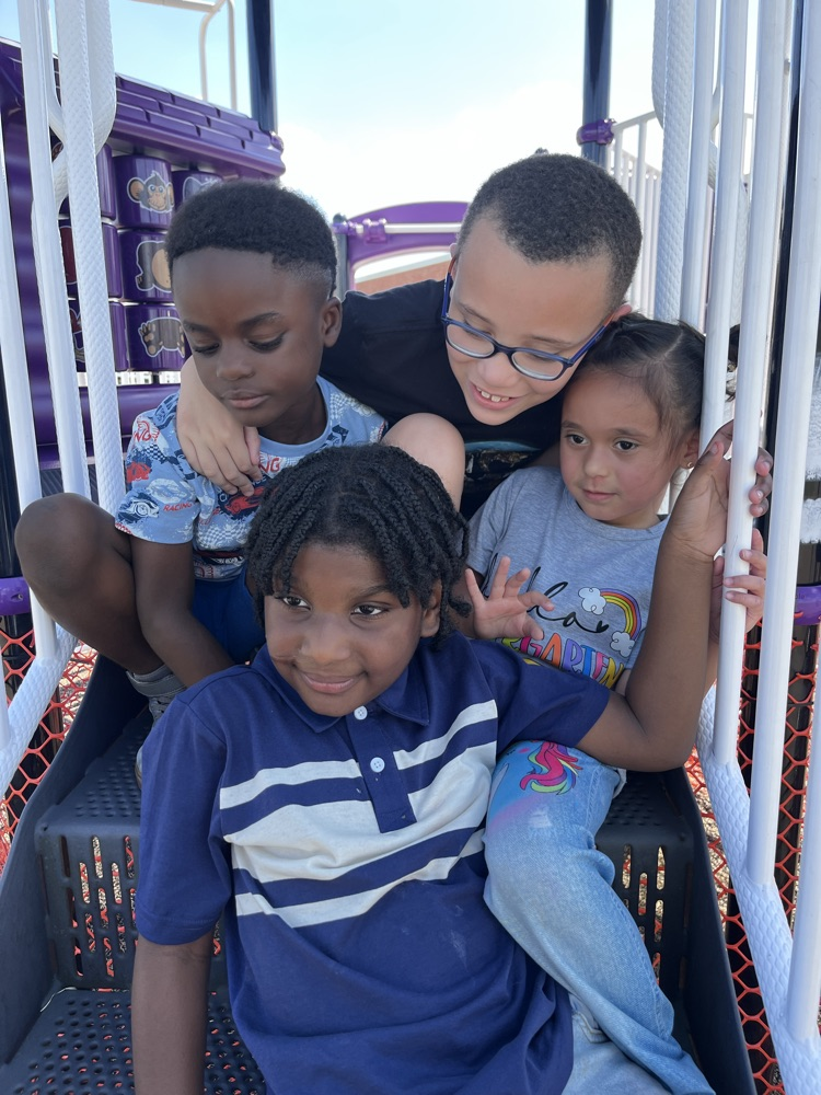 kids on playground
