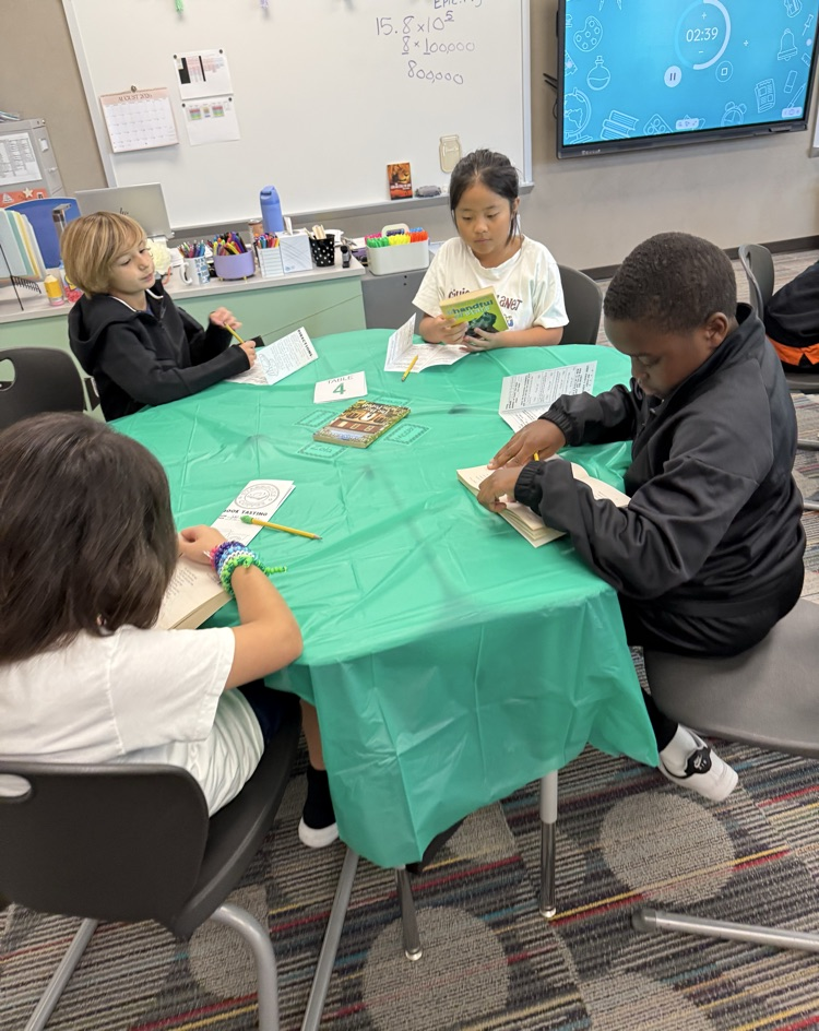 Students book tasting