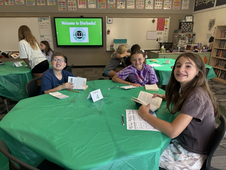 Students book tasting