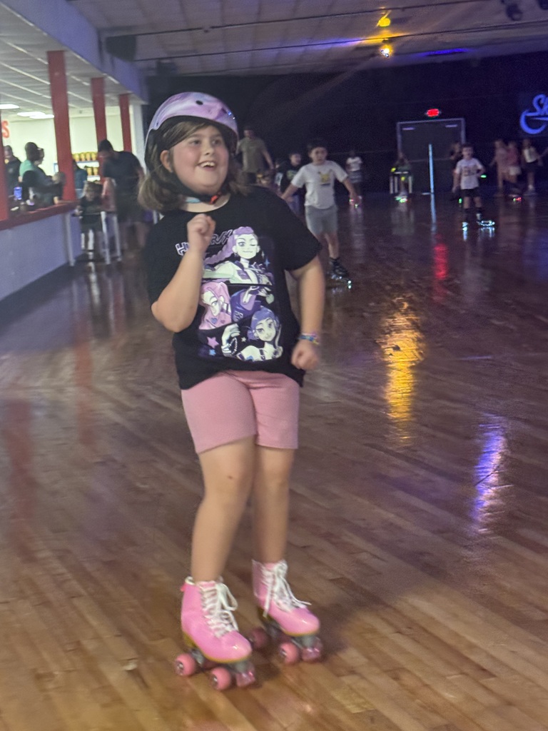 Wingate students enjoying skating at Skate City