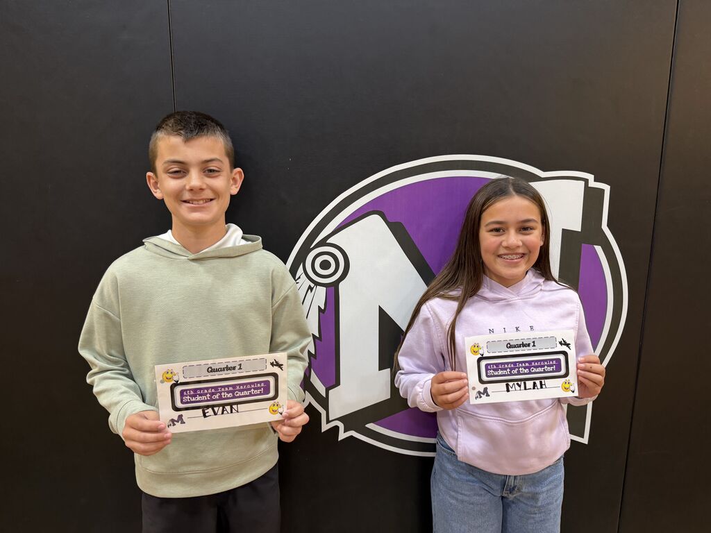Congratulations to our Students of the Quarter!