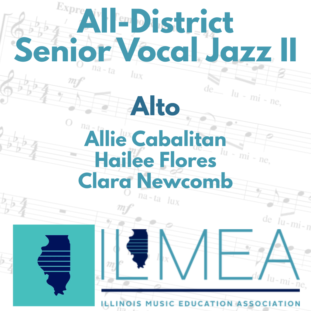 All-District Senior Vocal Jazz 2 Results