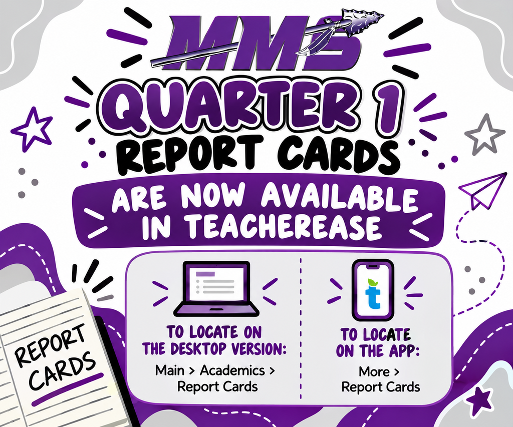 MMS Quarter 1 Report Cards