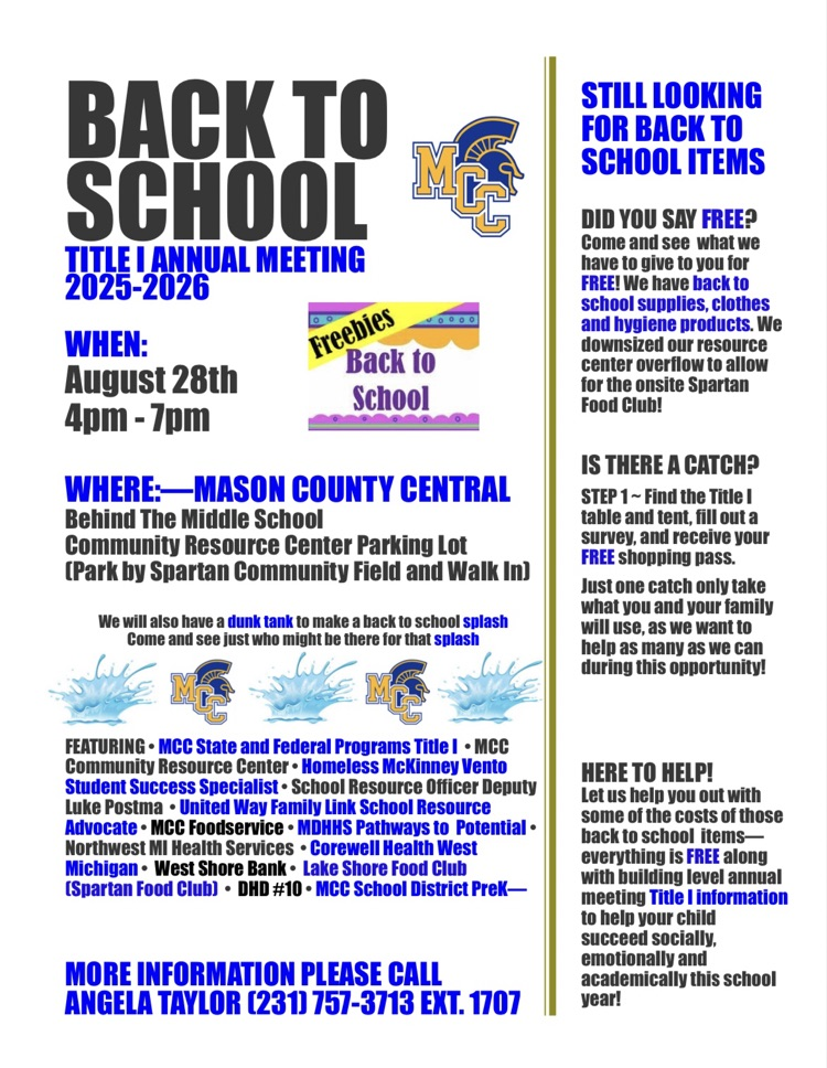 MCC schools title I annual meeting