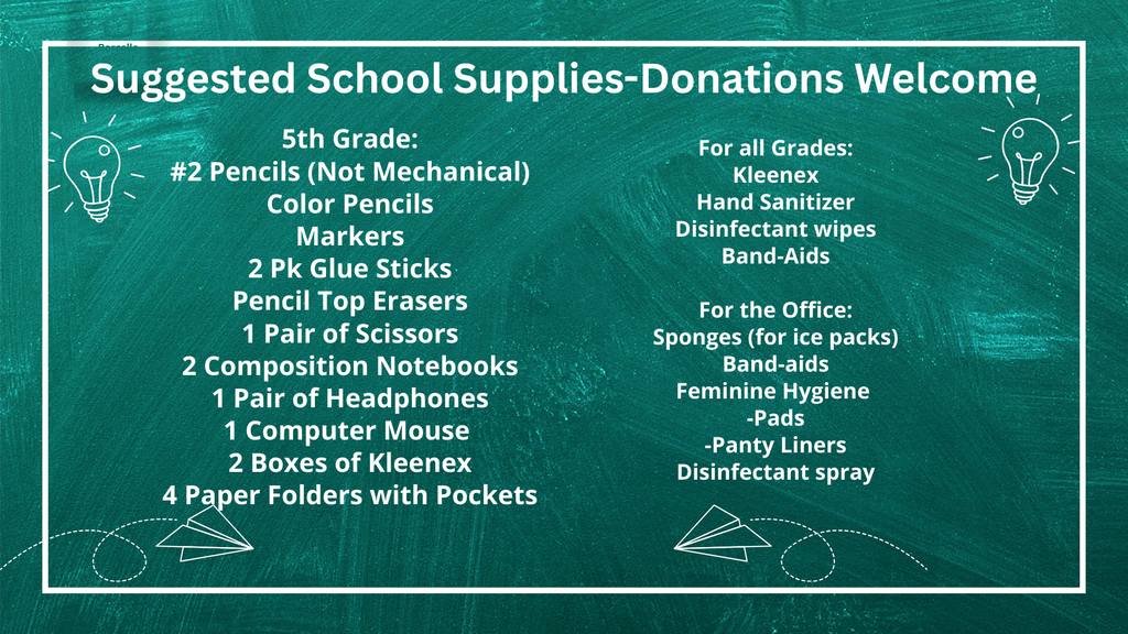 Supplies