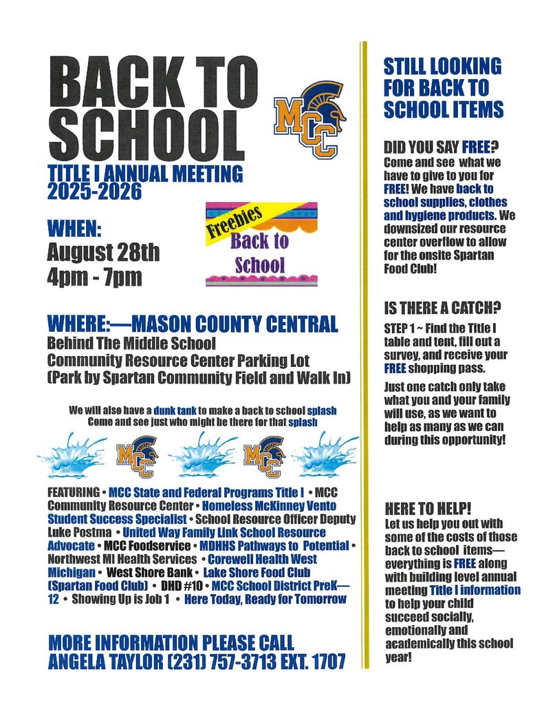 MCC Schools Title I Annual Meeting