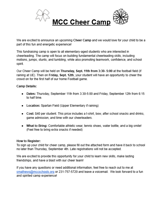 Cheer camp