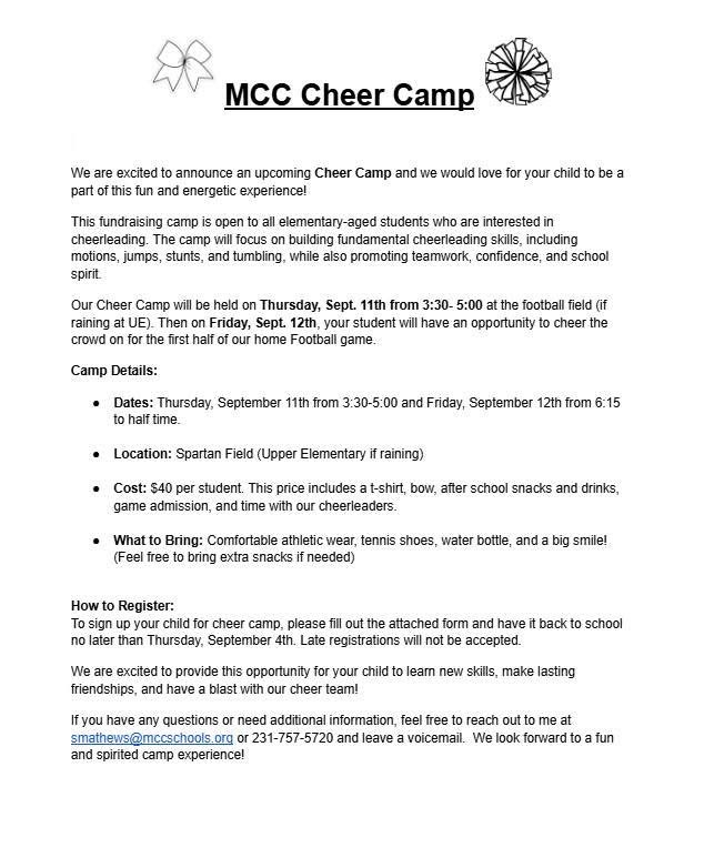 MCC schools cheer day