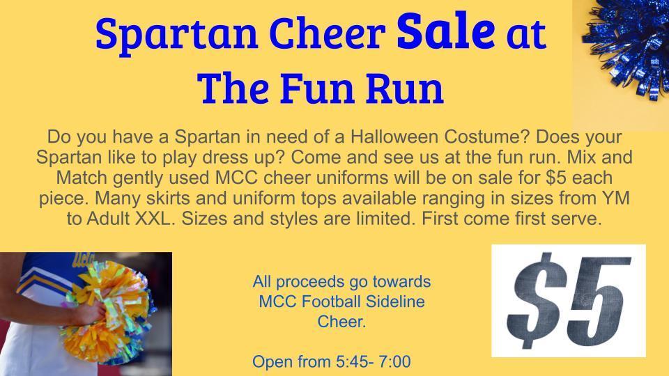Spartan Cheer Sale 
