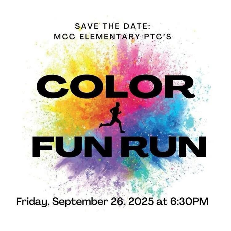 MCC schools Scottville Elementary PTC color run