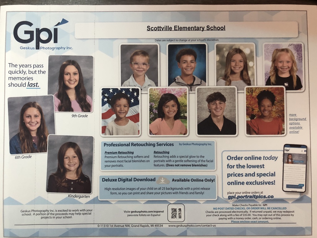 MCC Schools Scottville Elementary Picture Day