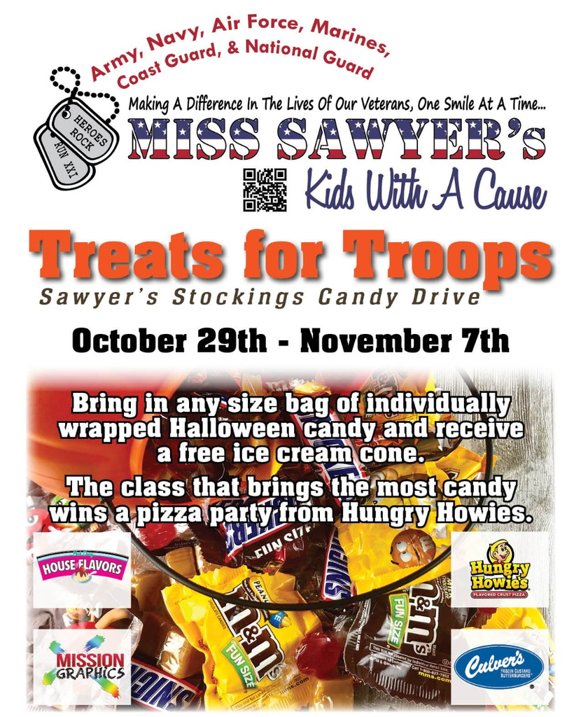 MCC Schools Treats for Troops