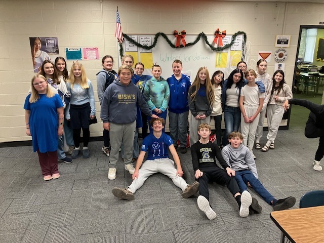 MCC Schools Middle School Christmas Spirit week