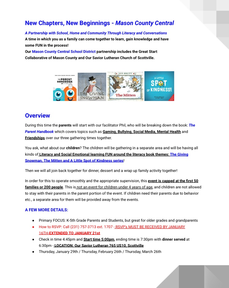 New Chapters, New Beginnings