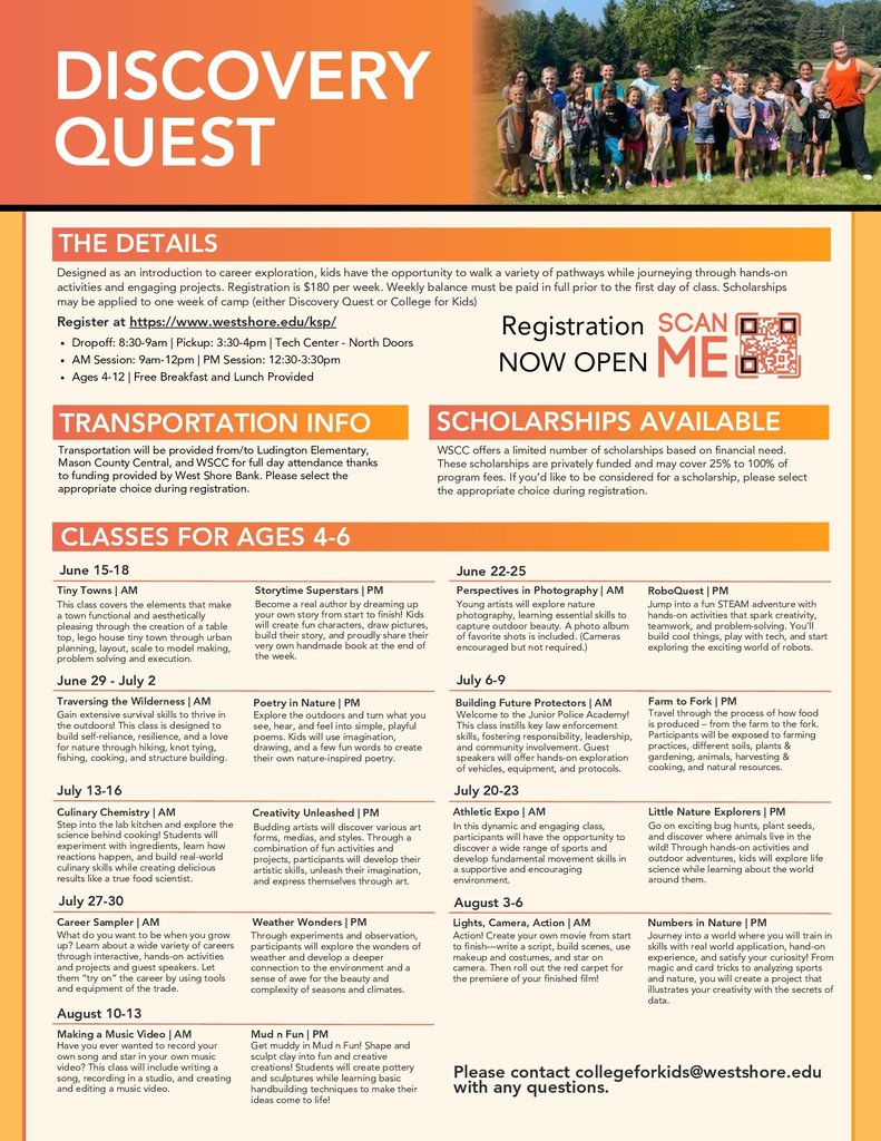 MCC Schools WSCC Summer Program