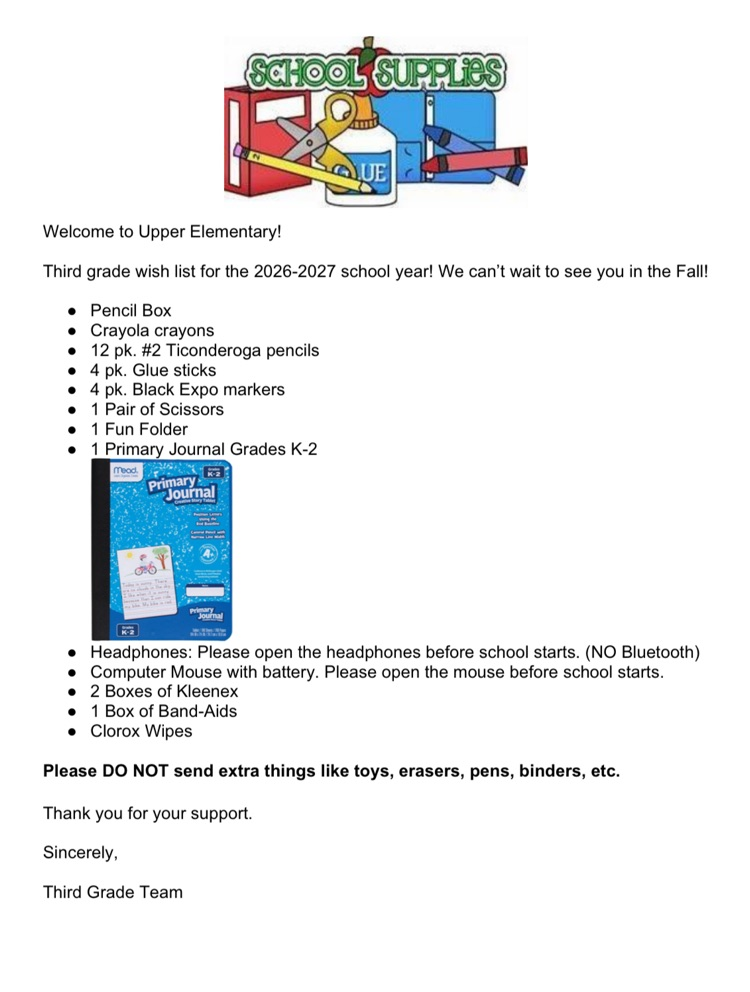 3rd Grade
