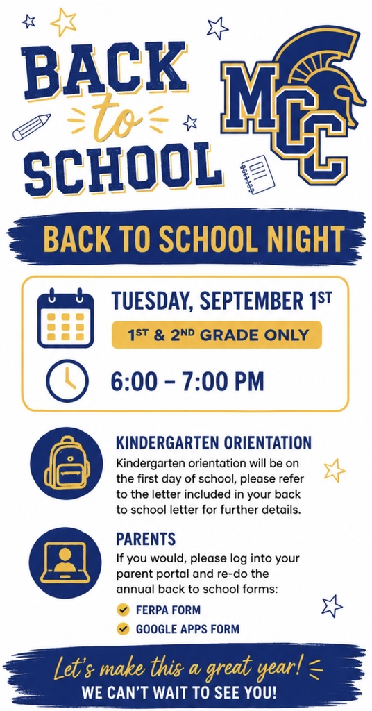 Scottville elementary back to school night