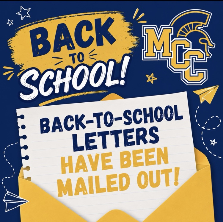 MCC schools Scottville elementary back to school letters