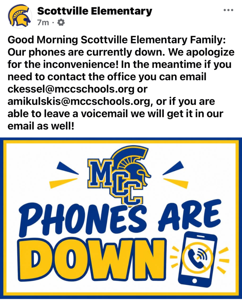 Phones Are Down in the District