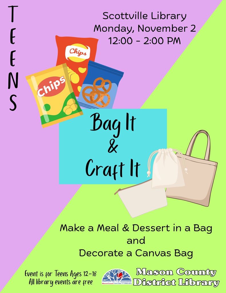 Bag it and Craft it at Scottville Library