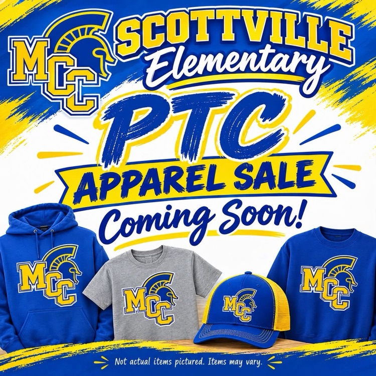 MCC schools PTC apparel sale