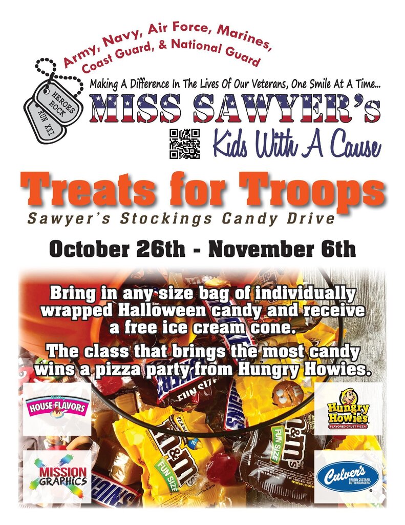 MCC Schools Treats for Troops