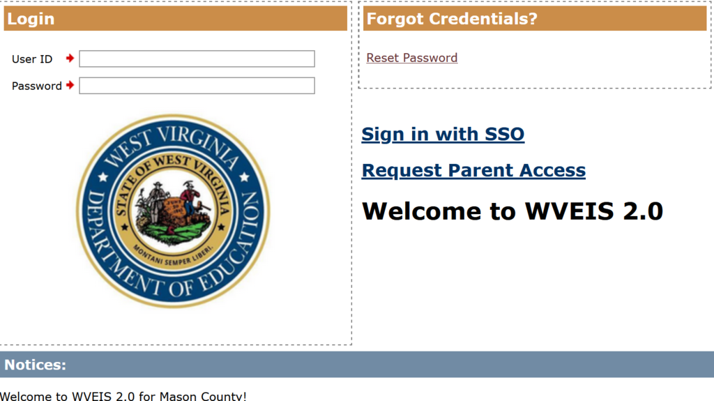 WVEIS PORTAL