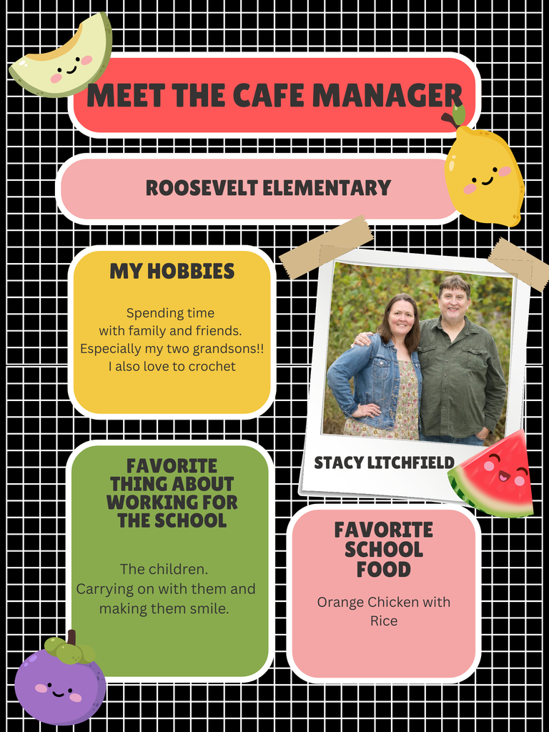 Cafeteria Manager of the month