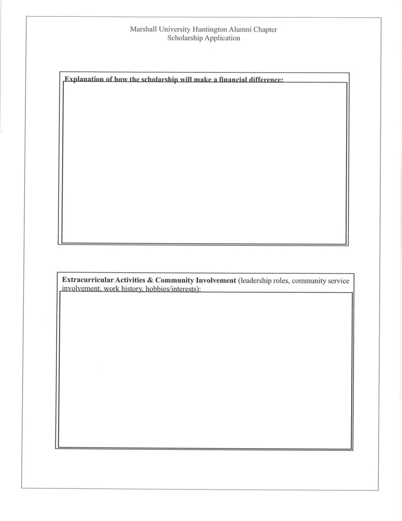 Scholarship Information: