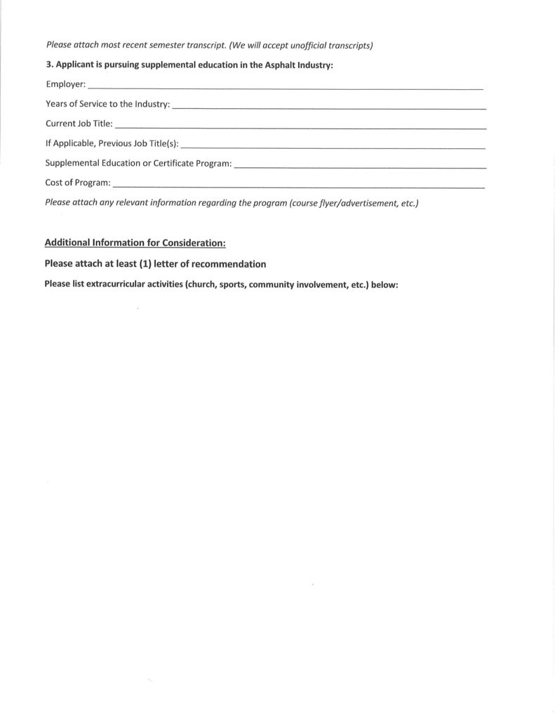 Scholarship Information: