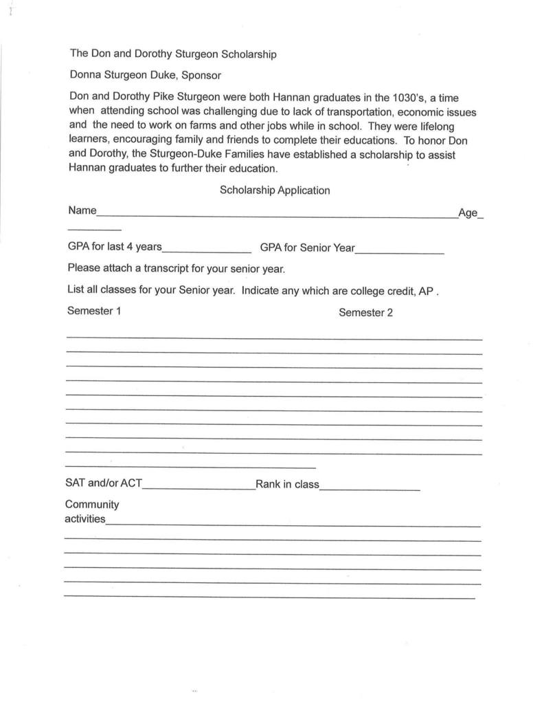 scholarships
