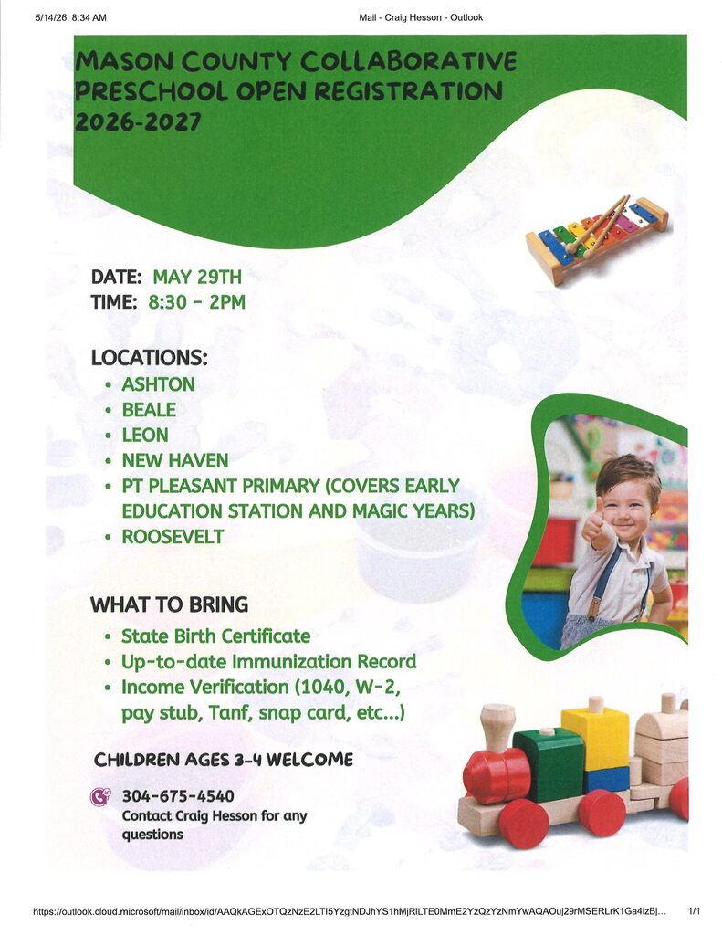 Preschool Registration