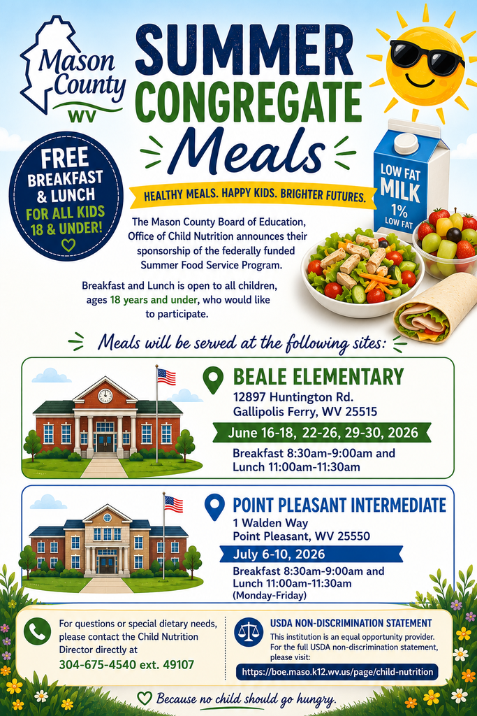 Summer Congregate Meals
